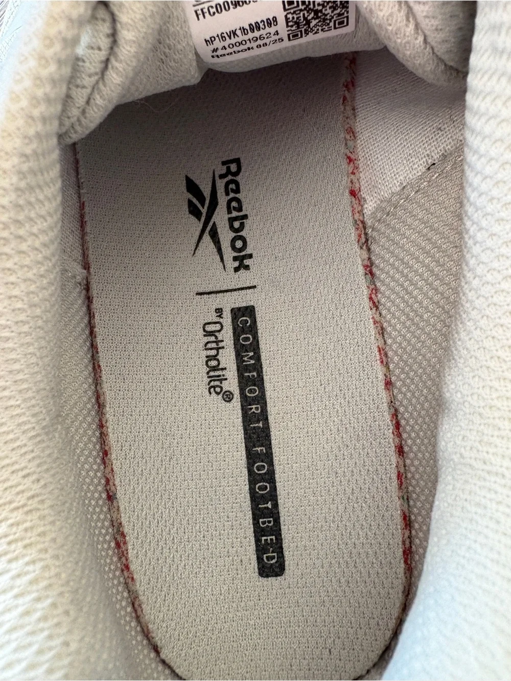 Reebok athletic sneakers